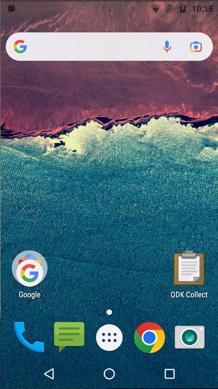 The ODK Collect app
