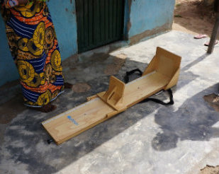 2-piece height board lying down